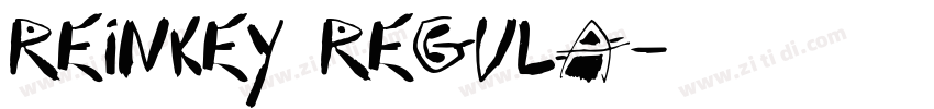 Reinkey Regula字体转换
